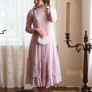 Dainty Jewells blush midi dress